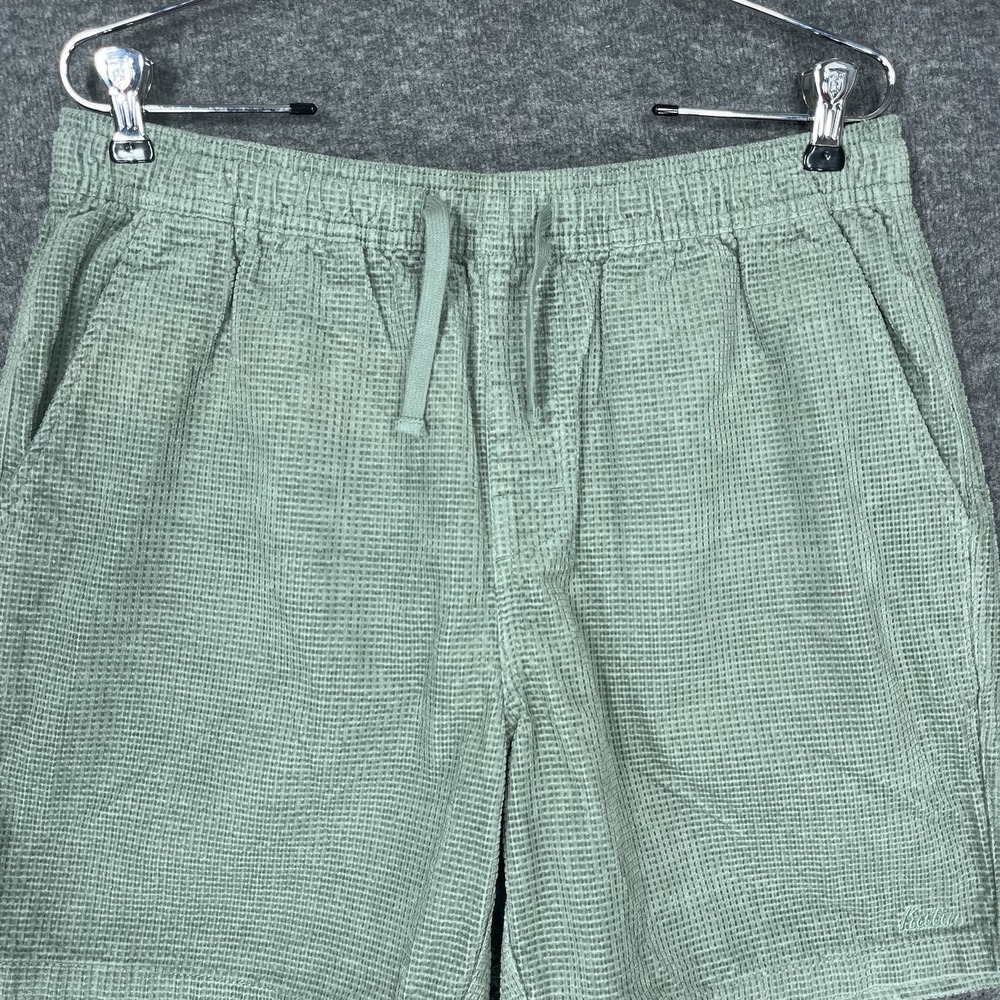 Katin Ward Shorts Mens M Green Waffle Corduroy Surfer Preppy 6" inseam - Picture 2 of 15